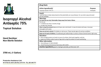 FDA hand sanitizer isopropyl label sm-1 gal.jpg HandSan-Isopropyl-1G - FDA hand sanitizer isopropyl label sm 1 gal